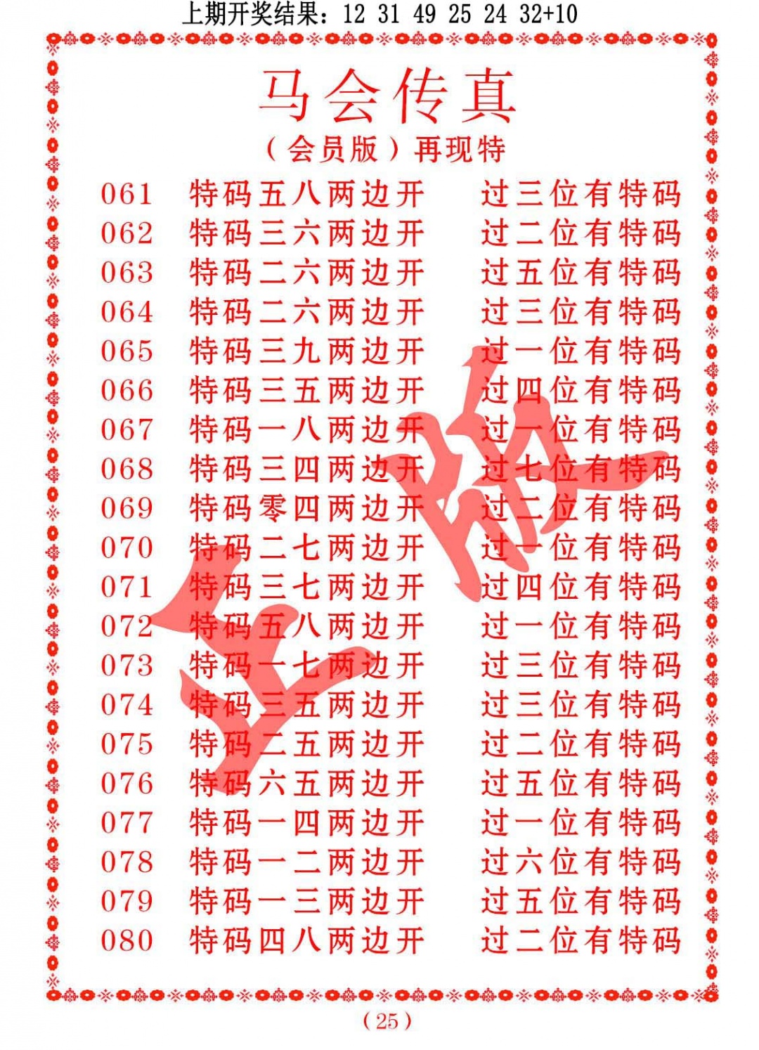 075期马会传真[图]